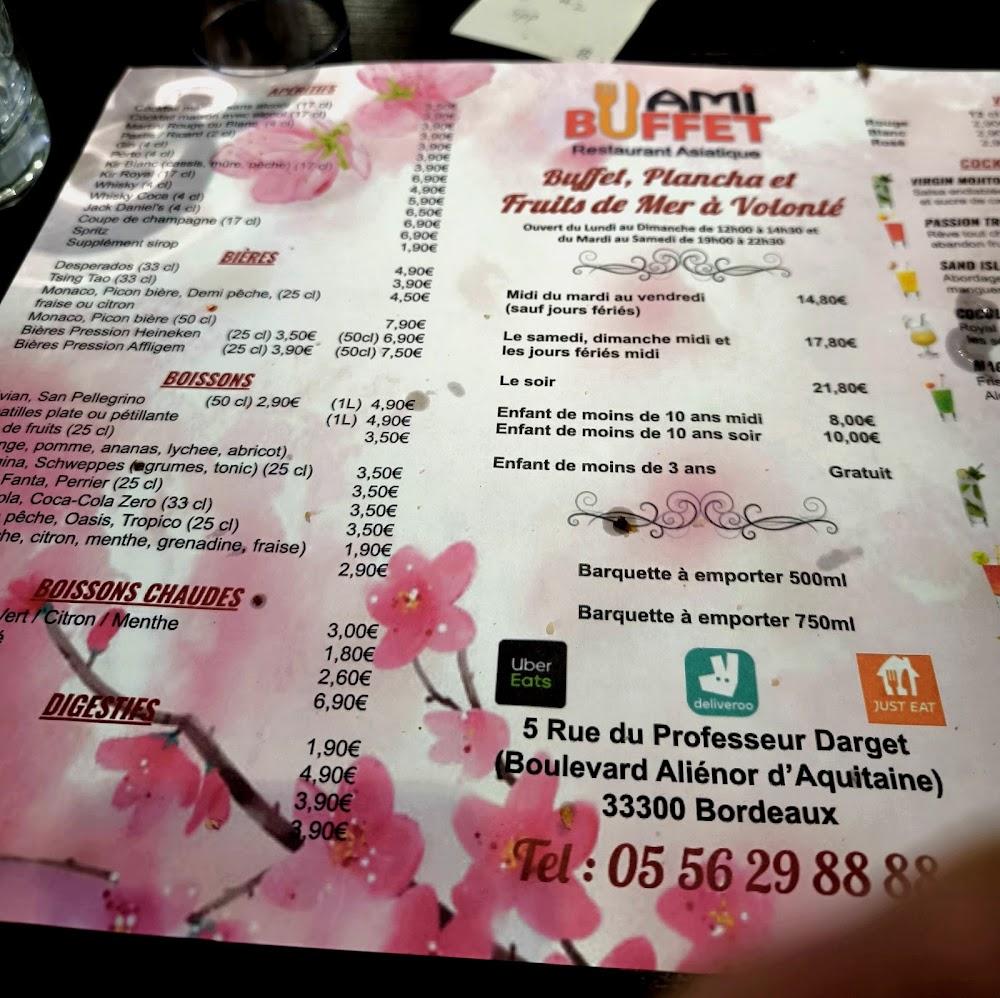 Ami Buffet - Menu Image 3
